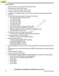 MC908QC16MDTE Datasheet Page 19