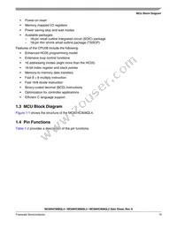 MC908QL3VDTE Datasheet Page 19