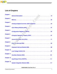 MC908QL4MDTER Datasheet Page 7