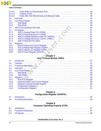 MC908QL4MDTER Datasheet Page 10