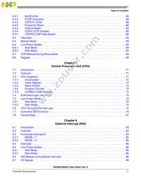 MC908QL4MDTER Datasheet Page 11