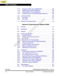MC908SR12MFAE Datasheet Page 10