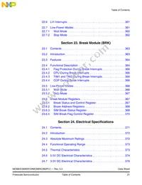 MC908SR12MFAE Datasheet Page 21