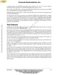 MC92604ZT Datasheet Page 15