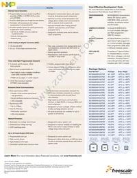 MC9S08AW32MFUE Datasheet Page 2