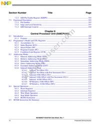 MC9S08GT8ACFDER Datasheet Page 14
