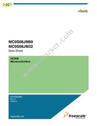 MC9S08JM60CLDR Datasheet Cover