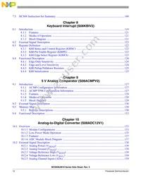 MC9S08JM8CGT Datasheet Page 14