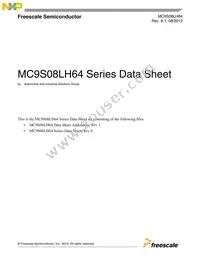 MC9S08LH36CLK Datasheet Cover