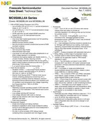 MC9S08LL36CLK Datasheet Page 5