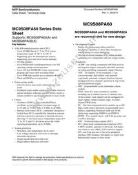 MC9S08PA32AVQH Datasheet Cover
