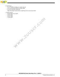 MC9S08PA60VQH Datasheet Page 2