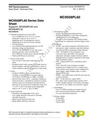 MC9S08PL32CLD Datasheet Cover