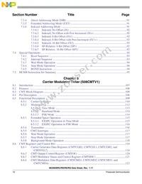 MC9S08RG32CFJER Datasheet Page 12