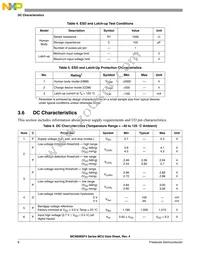 MC9S08SF4MTG Datasheet Page 8