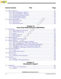 MC9S08SH16VTJR Datasheet Page 16