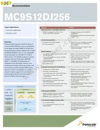 MC9S12A256CPVE Datasheet Cover