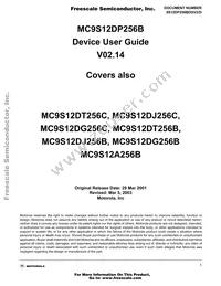 MC9S12DT256BMPV Cover