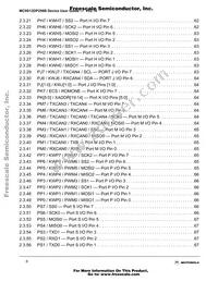 MC9S12DT256BMPV Datasheet Page 6