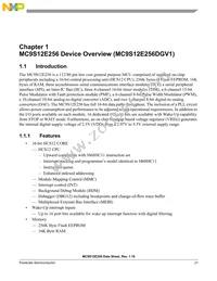 MC9S12E256VFUE Datasheet Page 21