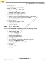 MC9S12E256VFUE Datasheet Page 23