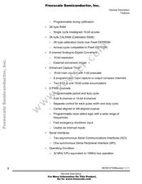 MC9S12T64MPKE16 Datasheet Page 21