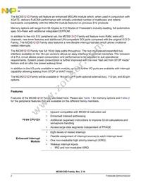 MC9S12XDT512CAAR Datasheet Page 2