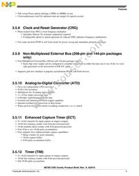 MC9S12XEP768MAL Datasheet Page 9