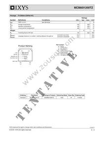 MCB60I1200TZ Datasheet Page 3