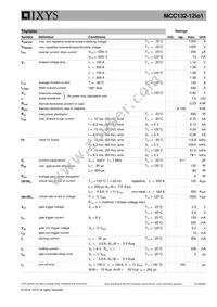 MCC132-12IO1 Datasheet Page 2