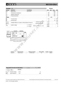 MCC224-20IO1 Datasheet Page 3