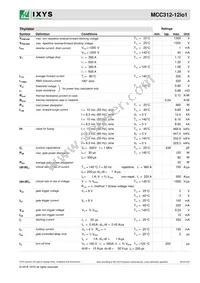 MCC312-12IO1 Datasheet Page 2
