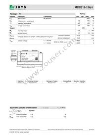 MCC312-12IO1 Datasheet Page 3
