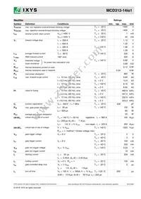 MCD312-14IO1 Datasheet Page 2