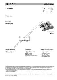 MCD40-16IO6 Cover