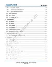 MCDP2900A2T Datasheet Page 3