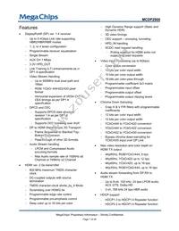 MCDP2900A2T Datasheet Page 7