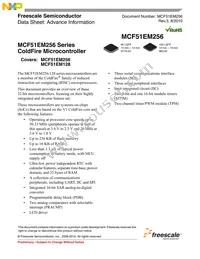 MCF51EM256CLK Datasheet Cover