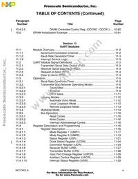 MCF5206CAB25A Datasheet Page 14