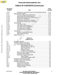 MCF5206ECFT40 Datasheet Page 11