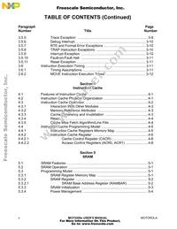 MCF5206ECFT40 Datasheet Page 12