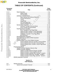 MCF5206ECFT40 Datasheet Page 17