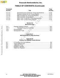 MCF5206ECFT40 Datasheet Page 22