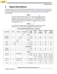 MCF5208CVM166J Datasheet Page 3