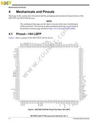 MCF5208CVM166J Datasheet Page 8