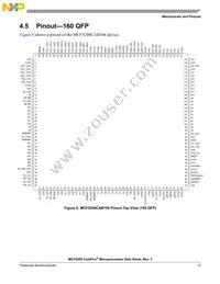 MCF5208CVM166J Datasheet Page 13