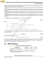 MCF5208CVM166J Datasheet Page 19