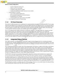 MCF5213LCVM80J Datasheet Page 8