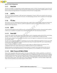 MCF5213LCVM80J Datasheet Page 10