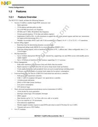 MCF52211CVM80J Datasheet Page 5